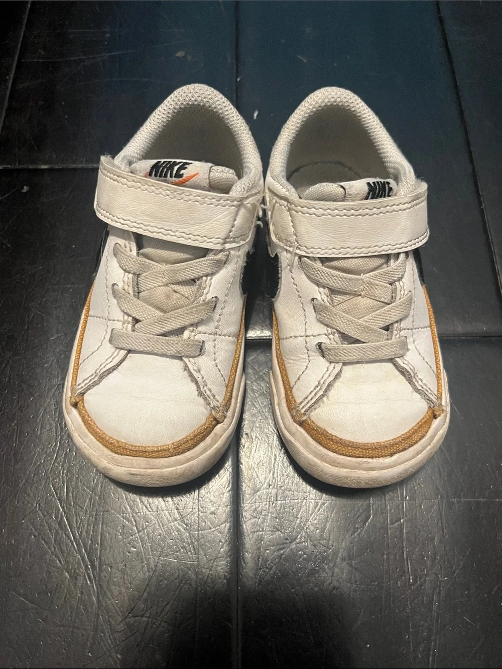 Super cute baby boy Nike shoes
